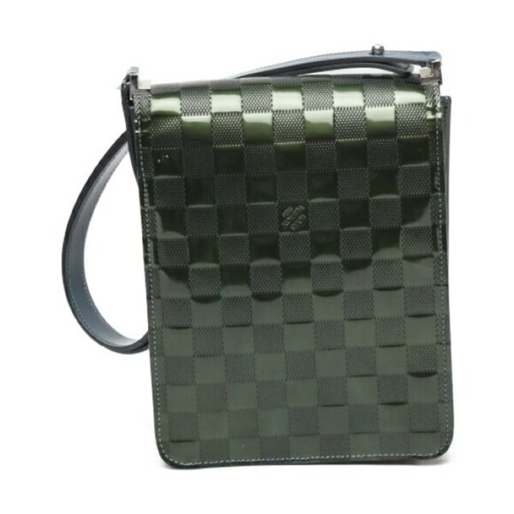 LOUIS VUITTON Green Damier Shoulder Bag - Picture 2 of 10